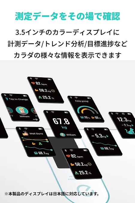 【Anker】Eufy  Smart Scale P3 体重体組成計 Fitbit連携 BK
