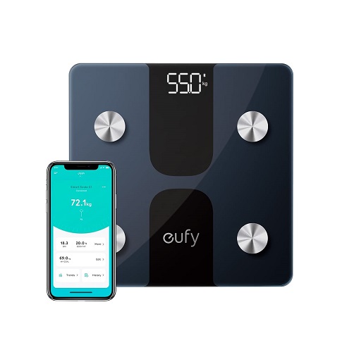 【Anker】Eufy Smart Scale C1 体重・体組成計 BK
