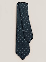 エルメス ネクタイ 7 cm グレナディン織りシルク
