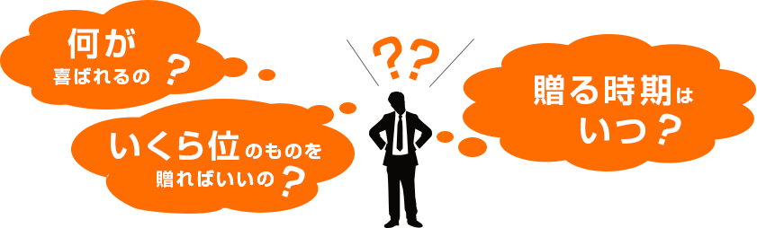 何が喜ばれるの？いくら位のものを贈ればいいの？贈る時期はいつ？