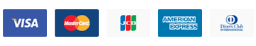 VISA/MasterCard/JCB/AMERICAN EXPRESS/ダイナース