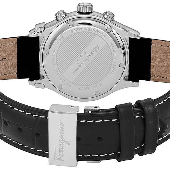 【Salvatore Ferragamo】 腕時計 フェラガモ1898 グレー文字盤 FFM090016 メンズ