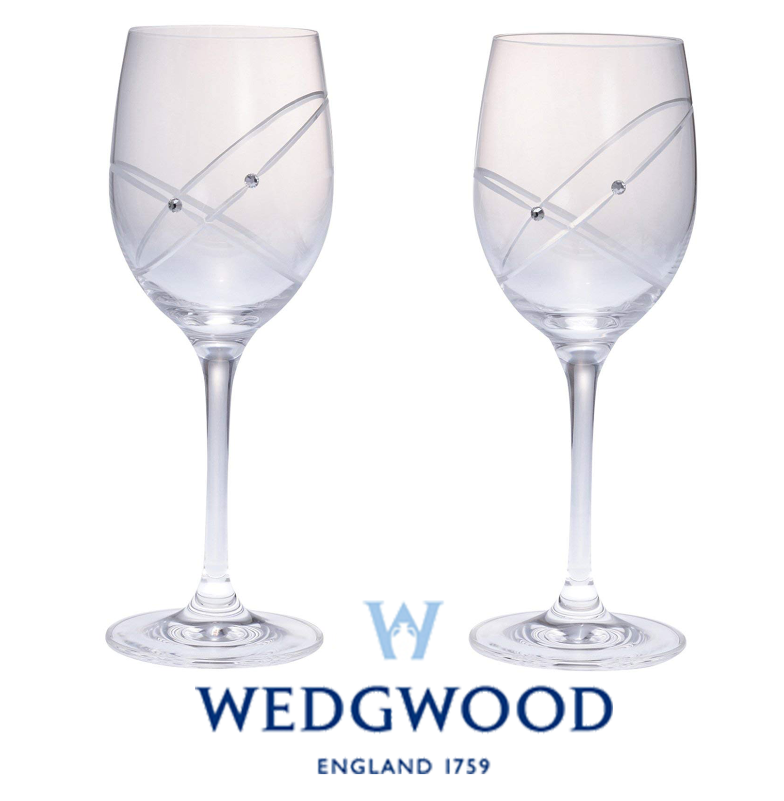 【ウェッジウッド 】高級ワイングラス ペア