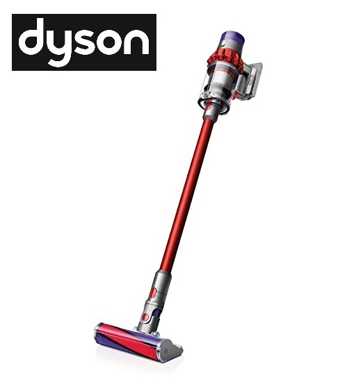 【Dyson】 サイクロン式スティッククリーナー V10 Fluffy+ レッド/アイアン/レッド 