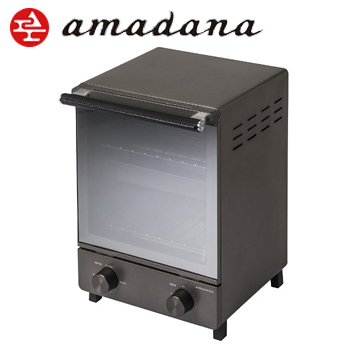 【amadana】アマダナ　タテ型オーブントースター シルバー 