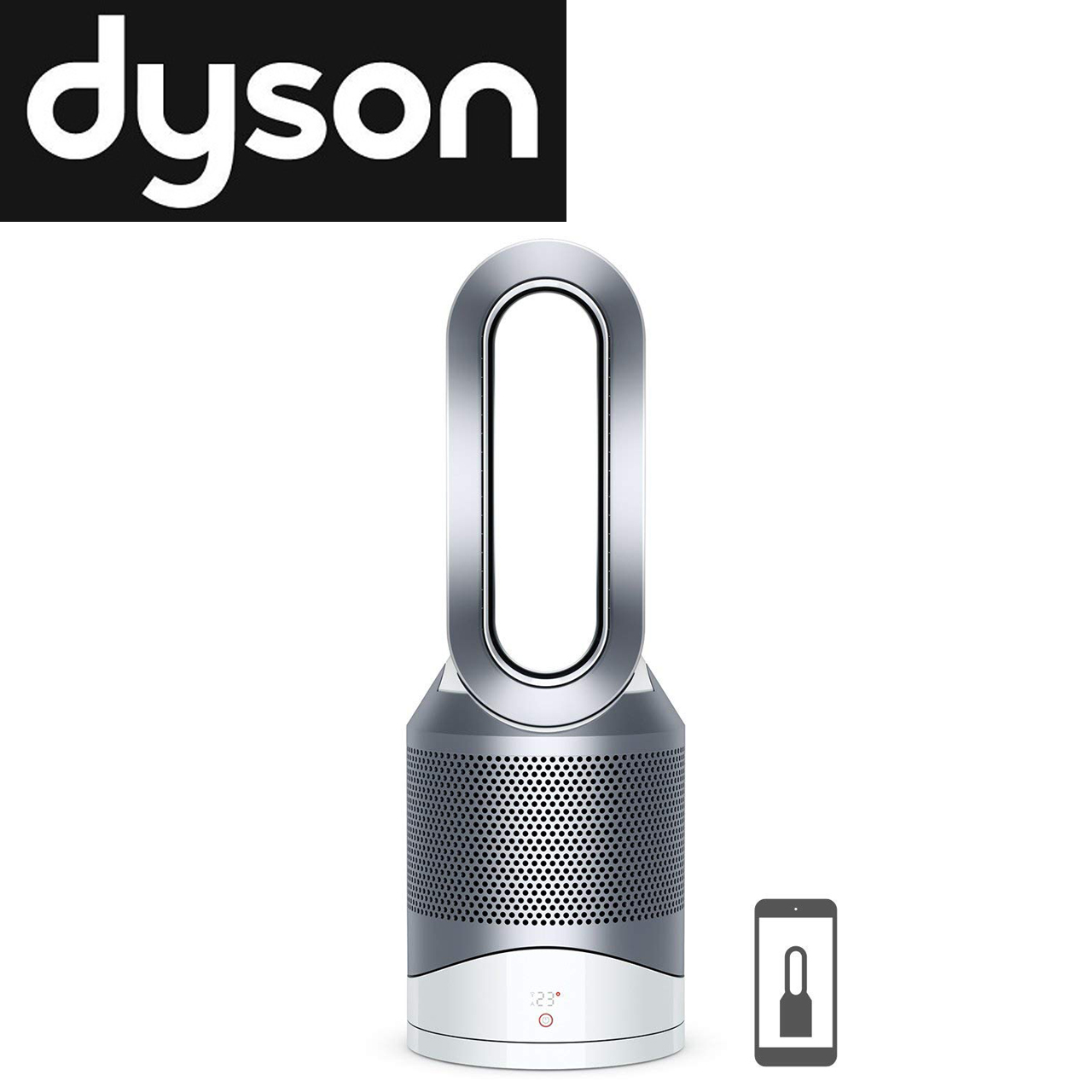  【Dyson】 空気清浄機能付 ヒーター dyson Pure Hot + Cool Link HP03WS ホワイト