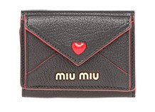 【MIU MIU】マドラス ラブ 財布　ブラック