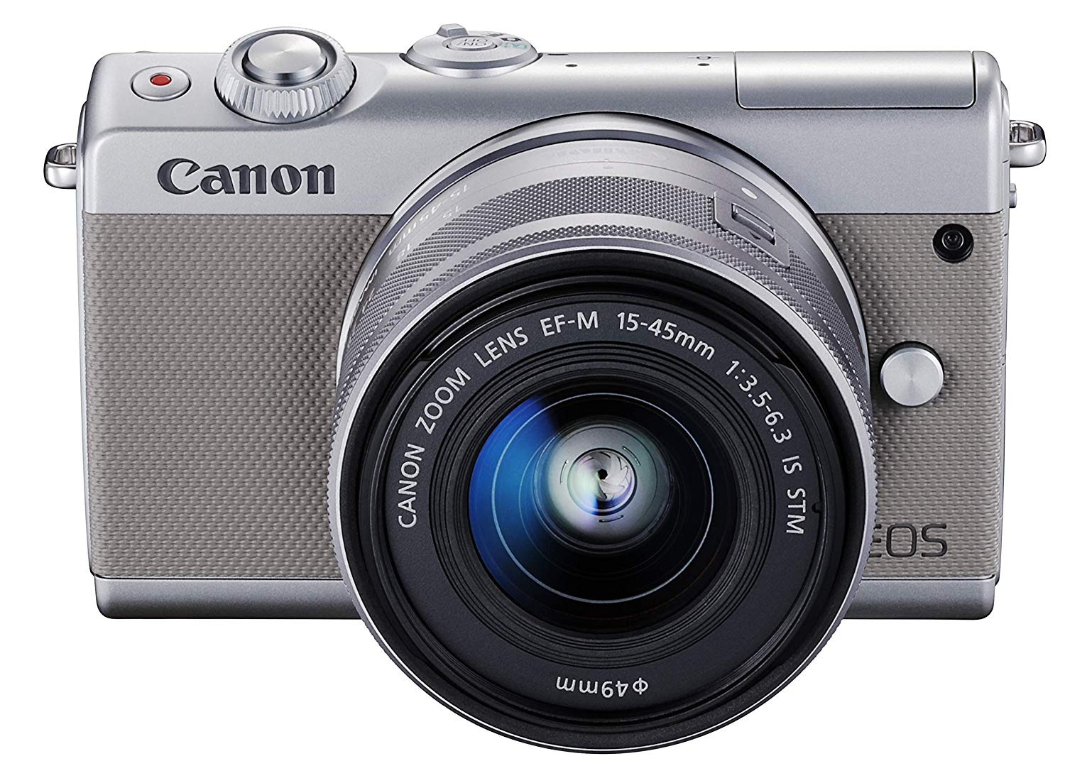 【Canon】 ミラーレス一眼カメラ EOS レンズキット(グレー) 