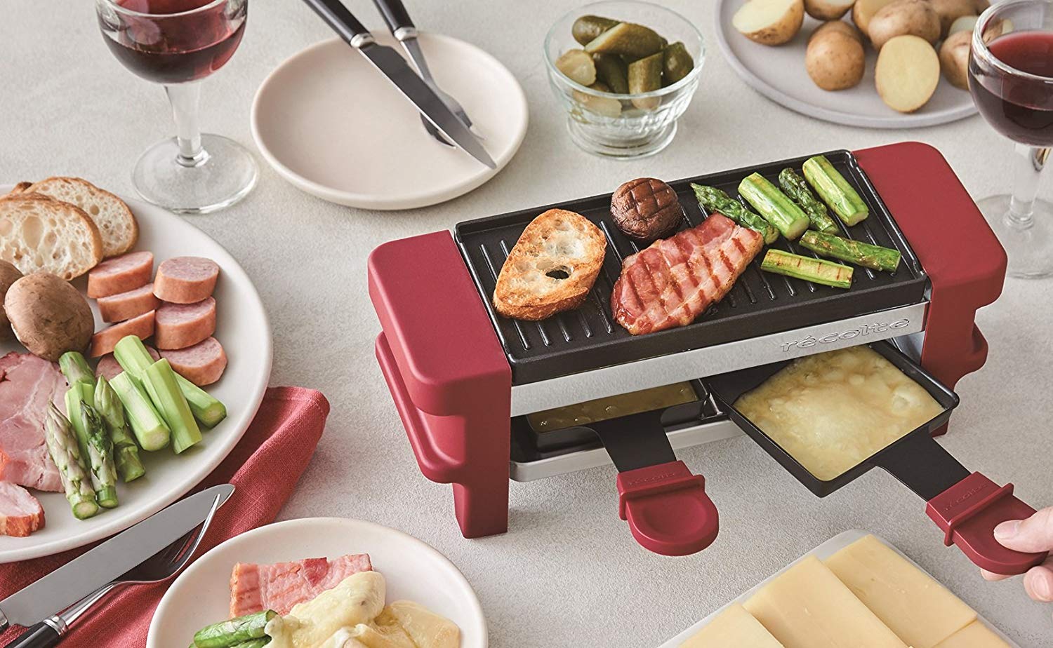 【recolte】ラクレット&フォンデュメーカーR