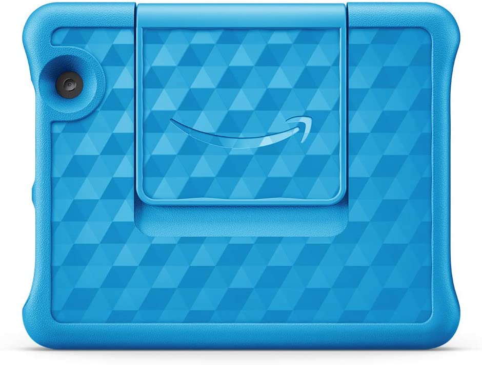 【Amazon】Fire HD 8 タブレット ホワイト 64GB 純正カバー (キッズカバー ブルー) 付き |開業・開店・移転祝いにWeb