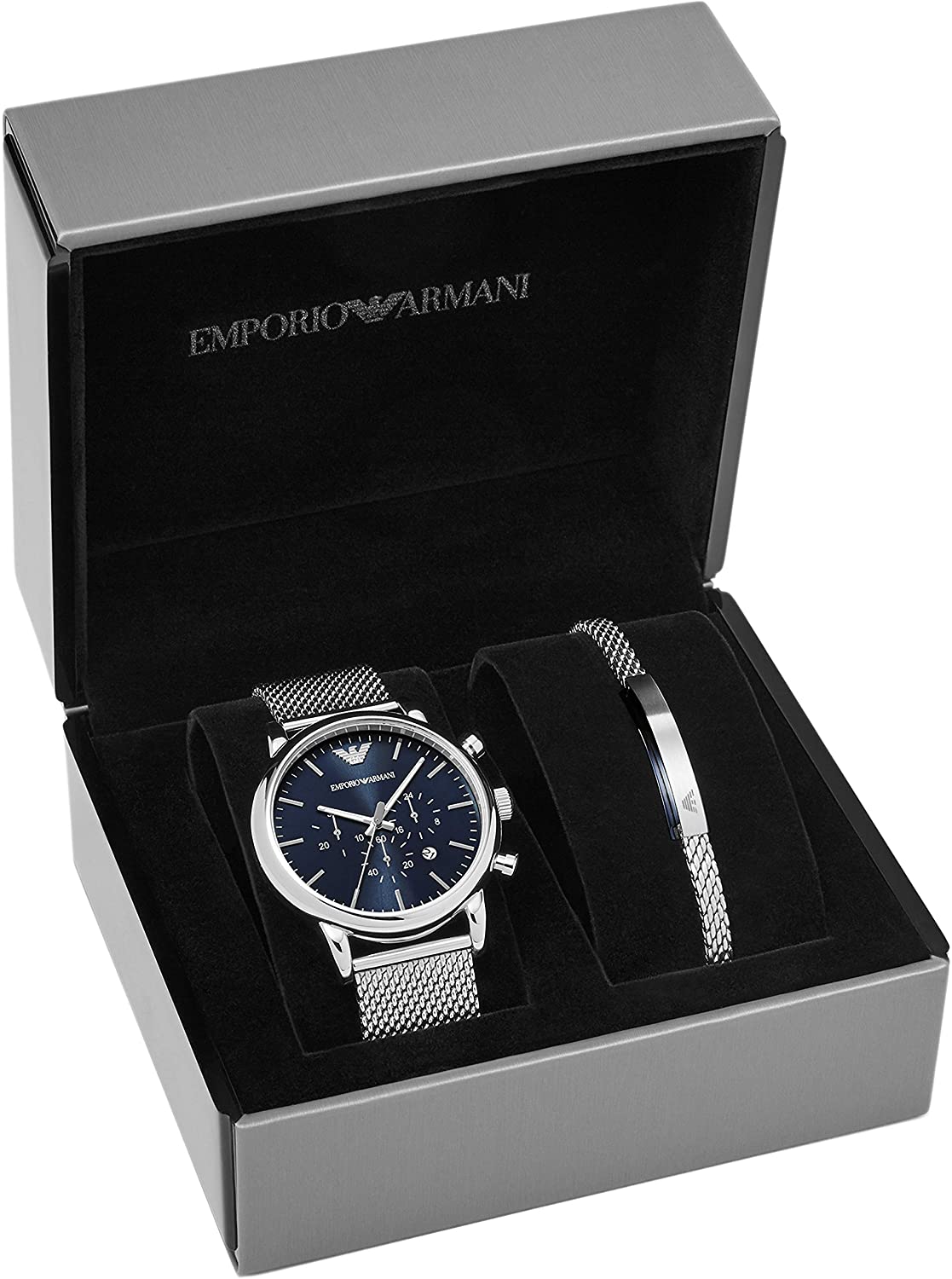 【EMPORIO ARMANI】腕時計 メンズ クロノグラフ AR80038
