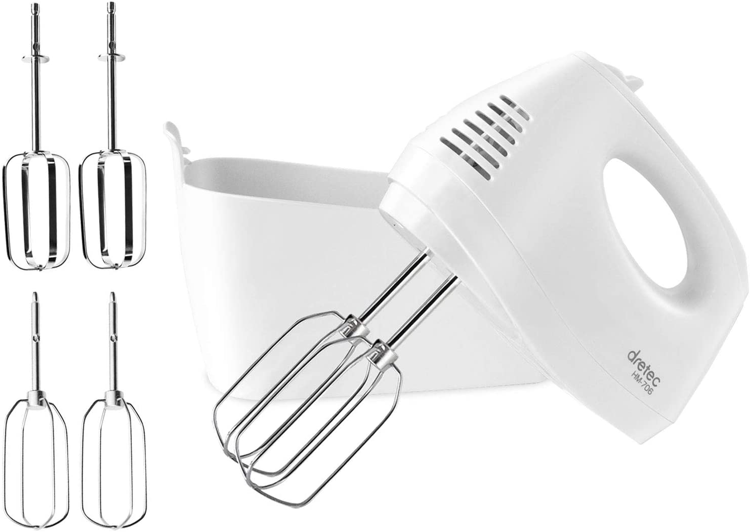【dretec】 ハンドミキサー ビーター2種類セット WH 開業・開店・移転祝いにカタログギフト「オフィスギフト」
