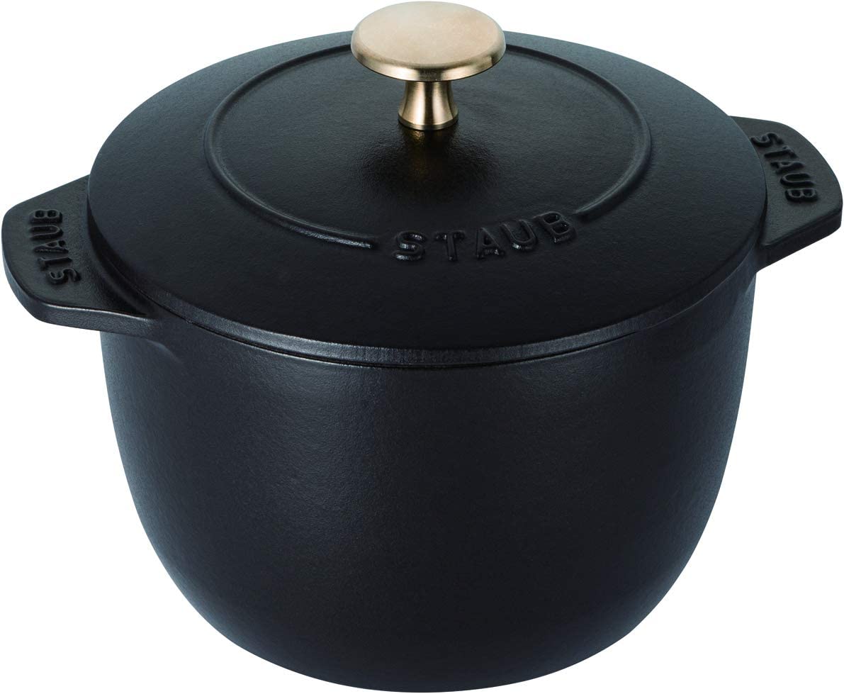 【staub】La Cocotte de GOHAN ブラック M 16cm 2合