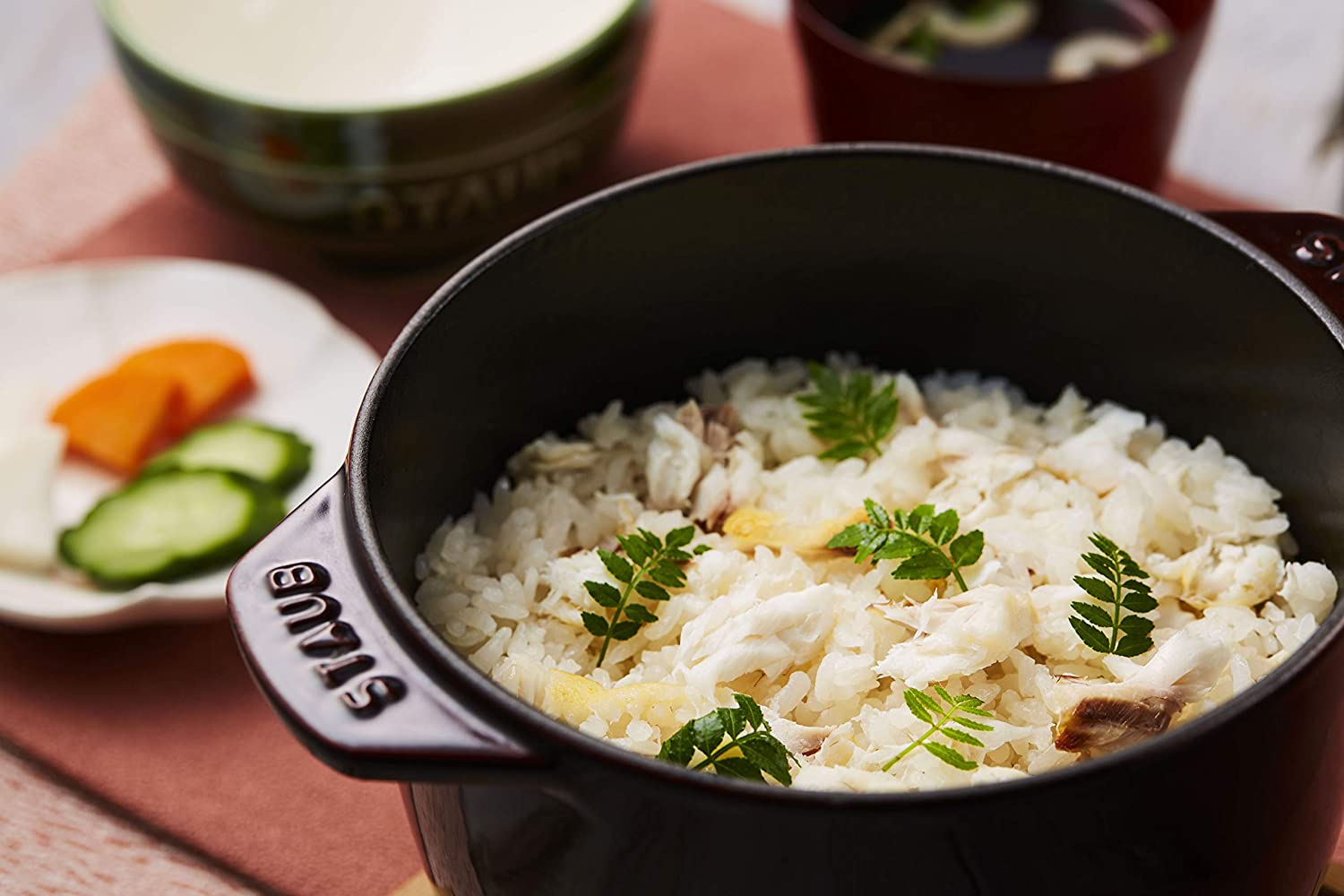 【staub】La Cocotte de GOHAN ブラック M 16cm 2合