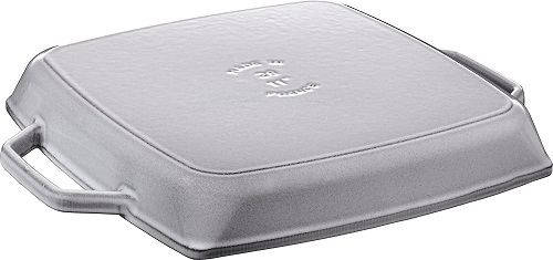 【staub】Grill & Frying Pan ピュアグリル スクエア グレー 28cm