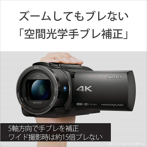 ソニー 4Kビデオカメラ 64GB BK