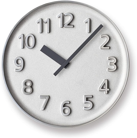 【Lemnos（レムノス）】壁掛け時計Founder clock アルミニウム
