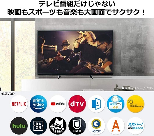 パナソニック 49V型液晶テレビ 