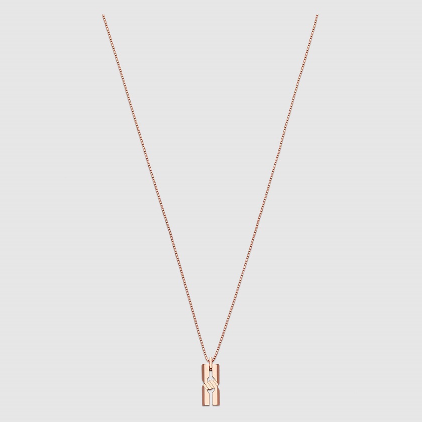 GUCCI 日本限定ピンクゴールド ネックレス