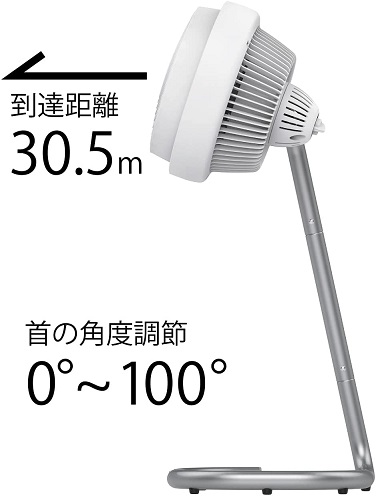 【ボルネード】サーキュレーター 高さ 63.5cm～ 45畳 WH
