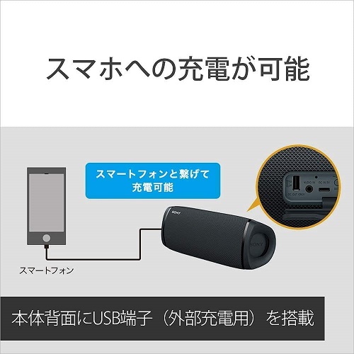 【SONY】ワイヤレスポータブルスピーカー BE