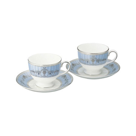 【WEDGWOOD】ティーカップ&ソーサーペア
