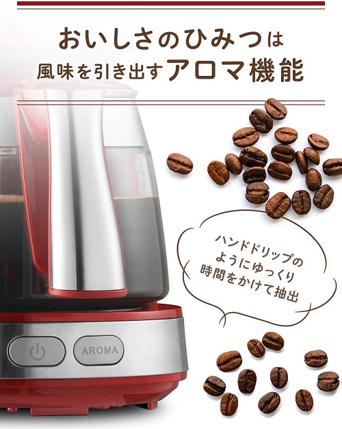 【DeLonghi】アクティブシリーズ コーヒーメーカー RD