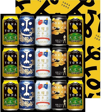 【‎よなよなエール】クラフトビール 人気商品4種詰め合わせ 350ml×15本