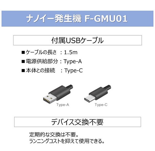 【Panasonic】ナノイーX4.8兆 発生機 BK