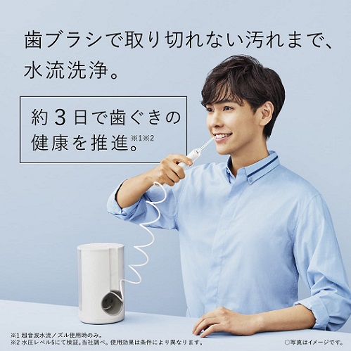 【Panasonic】口腔洗浄器 ジェットウォッシャー ドルツ WH