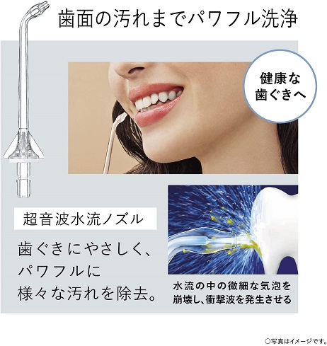 【Panasonic】口腔洗浄器 ジェットウォッシャー ドルツ WH