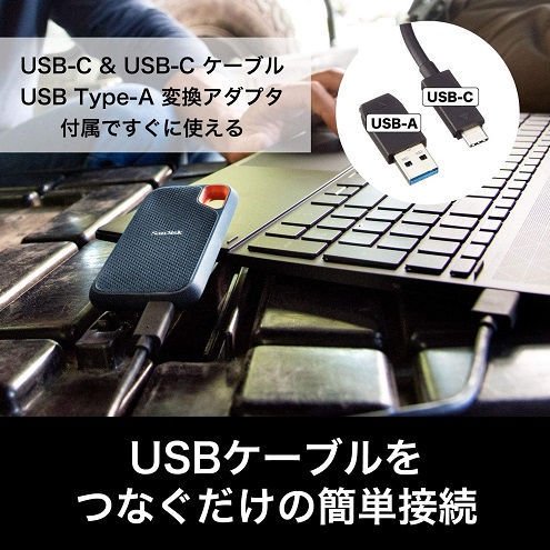 【‎SanDisk】ポータブルSSD 外付け 4TB