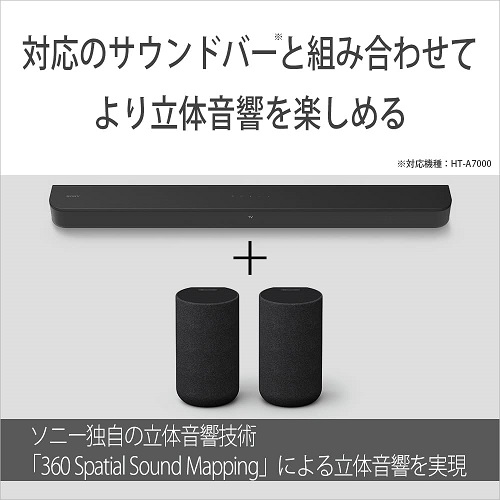 【SONY】リアスピーカー バッテリー内蔵