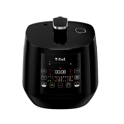 【T-fal】電気圧力鍋 無水調理 3L 2~4人用 1台12役 BK