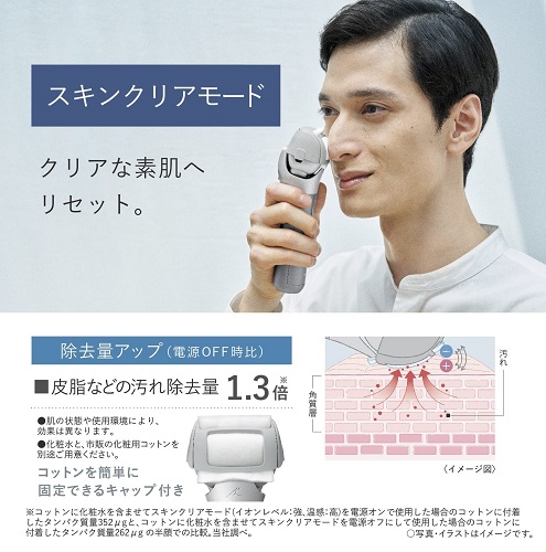 【Panasonic】ラムダッシュ スキンケアシェーバー 3枚刃 お風呂剃り可