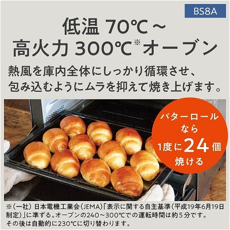 【Panasonic】オーブンレンジ スチーム ビストロ 30L BK