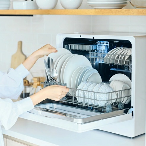 【siroca】食器洗い乾燥機 大皿も洗える大容量 4~5人分