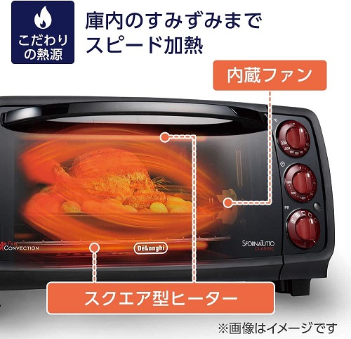 【Delonghi】スフォルナトゥット・クラシック コンベクションオーブン