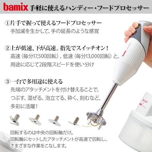 【bamix】チェリーテラス バーミックス M300 コンプリートセット