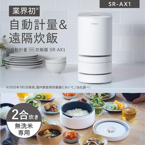 【Panasonic】自動計量IH炊飯器 2合 無洗米 WH