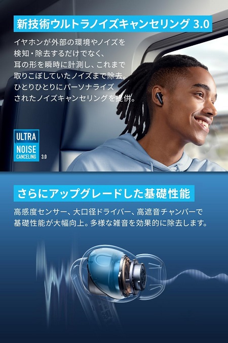 【Anker】Soundcore Liberty 4 NC Blueooth 5.3 BK