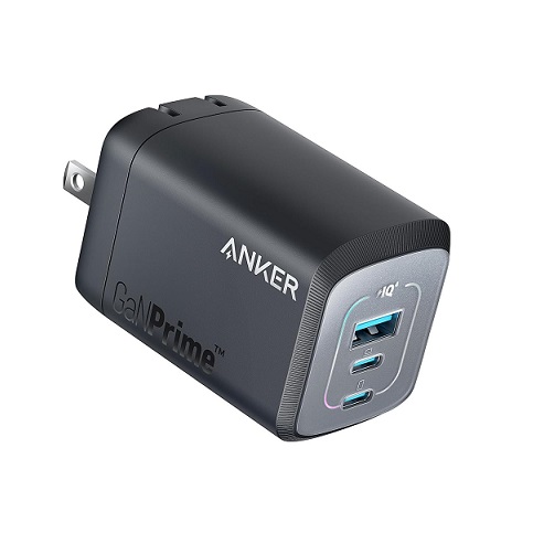 【Anker】Prime Wall Charger (100W, 3ポート, GaN)  BK