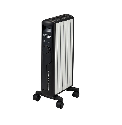 【DeLonghi】マルチダイナミックヒーター ゼロ風暖房 6～8畳用 WH+BK