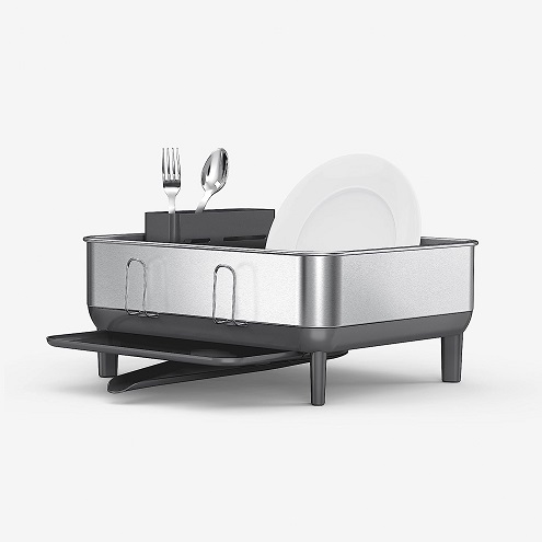 【simplehuman】水切り コンパクトディッシュラック