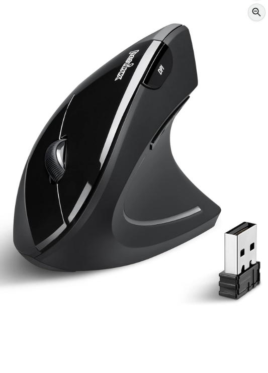 【Perixx】エルゴノミクスマウス ワイヤレス 有線/ワイヤレス充電式 BK