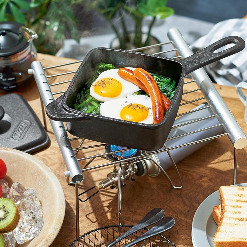 【Toffy】ホットスキレット おうちでキャンプ料理 直火OK
