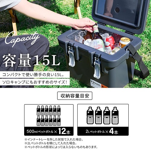 【アイリスオーヤマ】高保冷クーラーボックス 小型 15L