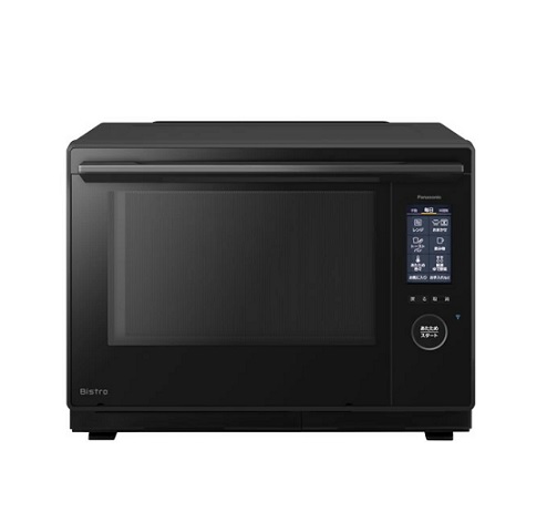 【Panasonic】スチームオーブンレンジ 30L カラータッチ液晶 BK