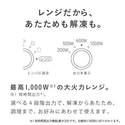 【日立】トースターレンジ 2in1 こんがりもあたためも