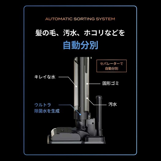 【SOUYI】ブラックホール掃除機 これ１台で掃除・除菌・乾燥